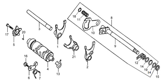 Механизм переключения передач