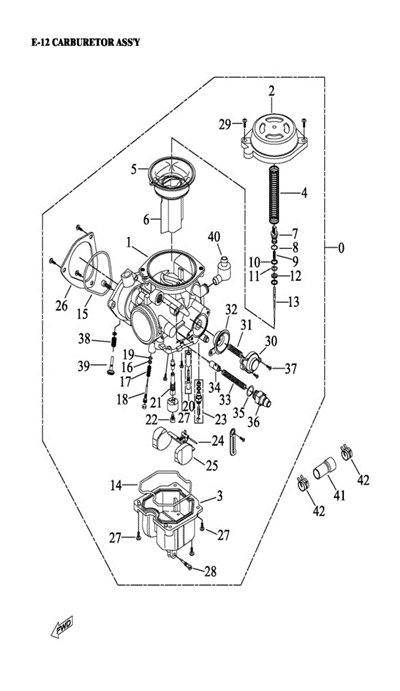 Карбюратор в сборе