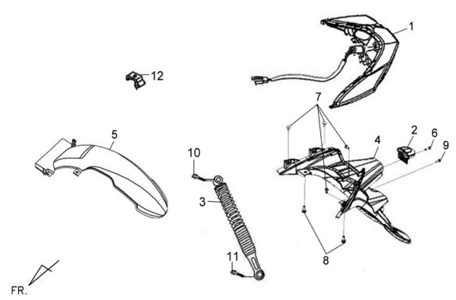 Задняя облицовка