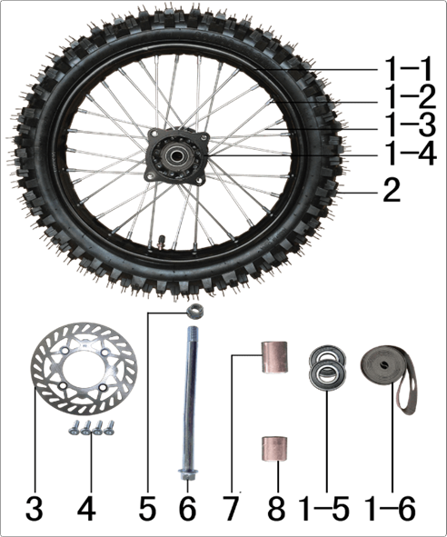 Колесо переднее