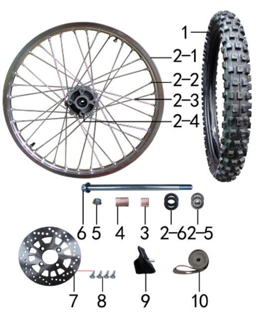 Колесо переднее