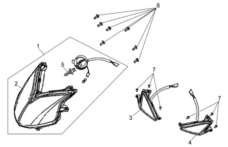 Фара / Поворотники
