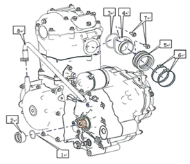 Крепление карбюратора