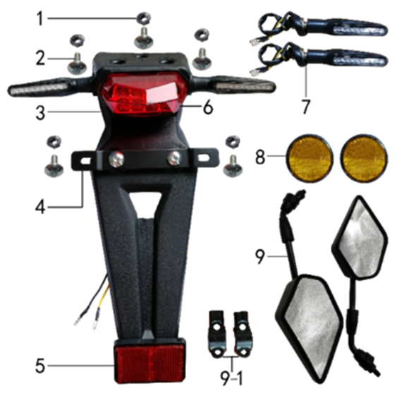 Световая сигнализация и зеркала