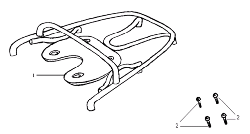 Накладка на багажник