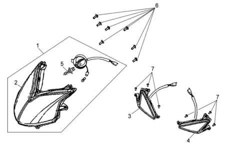 Фара / Поворотники
