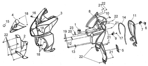 Передняя облицовка
