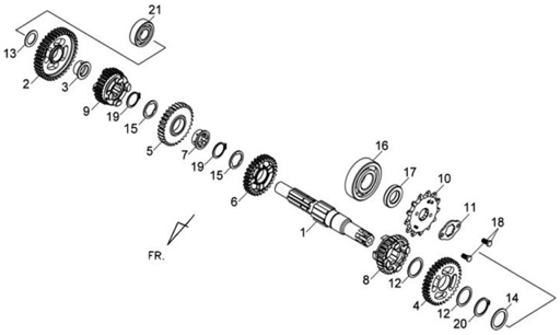 Ведомый вал