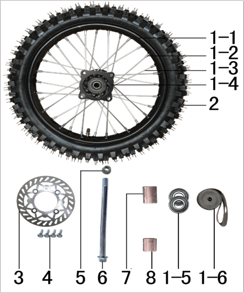 Колесо переднее