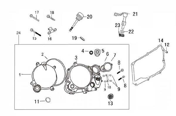 Крышка картера