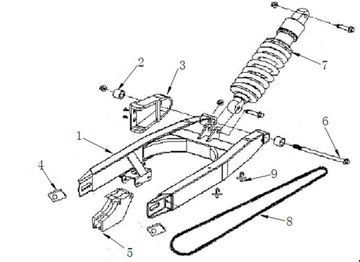 Задний маятник
