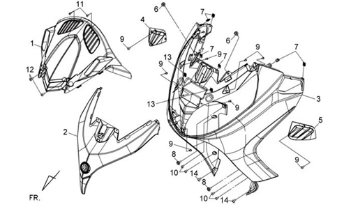 Передняя облицовка