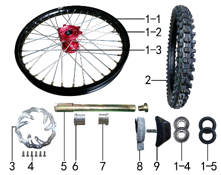 Колесо переднее