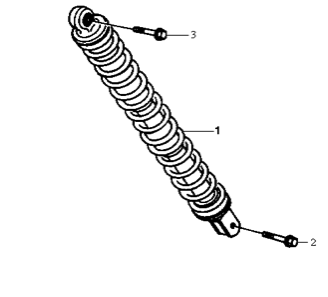 Задний амортизатор