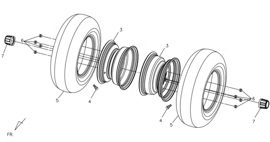 Передние колеса