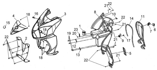 Передняя облицовка
