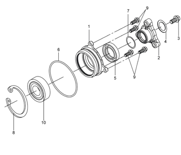 Муфта заднего редуктора