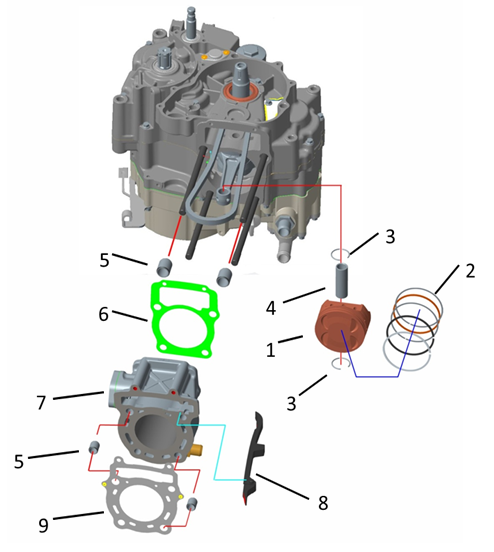 Крепление ЦПГ