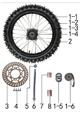 Колесо переднее