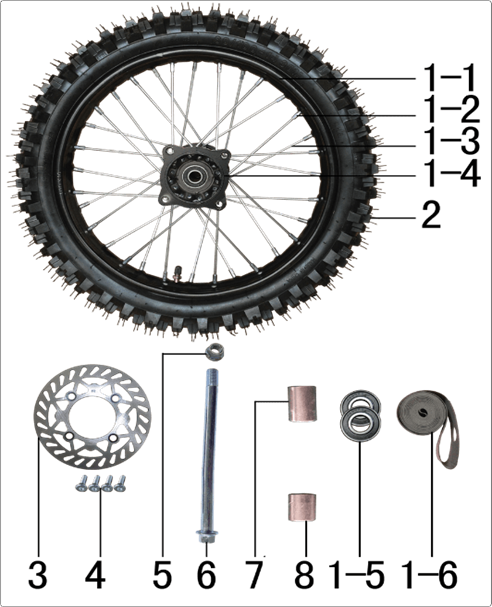 Колесо переднее