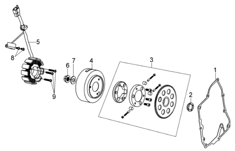 Генератор / Обгонная муфта
