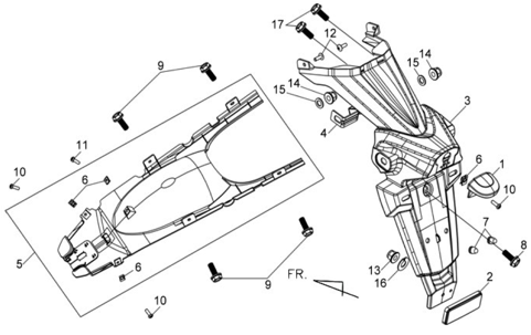 Задняя облицовка