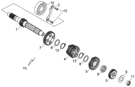 Ведущий вал