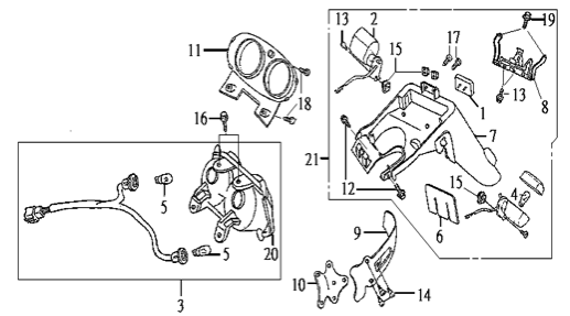 Задний свет