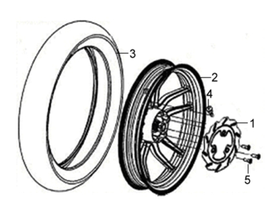 Заднее колесо