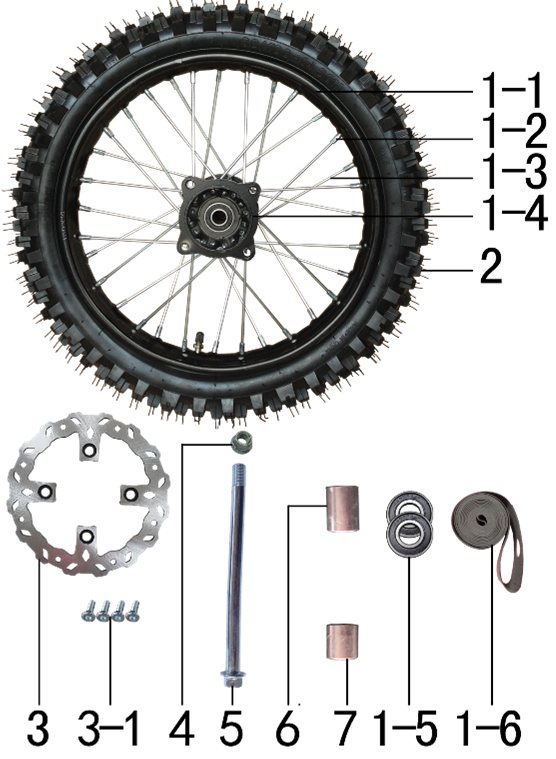 Колесо переднее