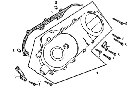 КРЫШКА ВАРИАТОРА