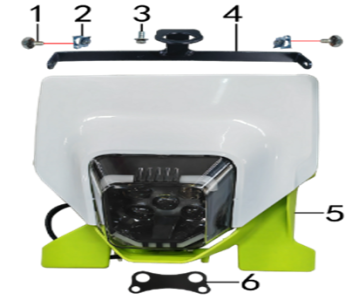 Подбор запчастей Фара MXS 125 17/14 (101131000) MXS 125 BSE