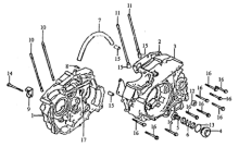 Подбор запчастей Картер YX166FMM (CB250-C) Двигатели