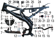 Подбор запчастей Рама PH02Y (101055000, 101055001, 101055002, 101055003) NEW ERA NEW ERA BSE
