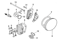 Подбор запчастей Крышка головки блока цилиндров YX125 (E-0008-21-0236) П/АКПП Двигатели