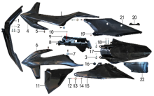 Подбор запчастей Облицовка T5 (X5) (101411000, 101411001) T5 BSE