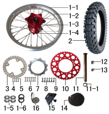 Подбор запчастей Колесо заднее M2Y (101300015) M2Y BSE