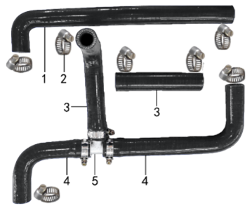 Подбор запчастей Трубки T8-X6 (101410006) Sport T8 BSE