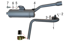 Подбор запчастей Выхлопная система XT-1U (150021000, 150021001, 150021002, 150021003) XT-1U BSE