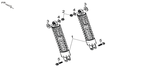 Задние амортизаторы