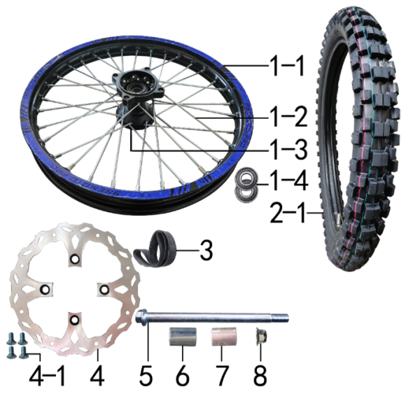 Колесо переднее