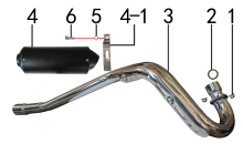 Подбор запчастей Выхлопная система PH02Y (101055000, 101055001, 101055002, 101055003) NEW ERA NEW ERA BSE