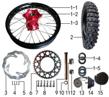 Подбор запчастей Колесо заднее Z3 2021 19/16 (101210013) Z3 BSE
