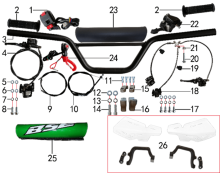 Подбор запчастей Руль и тормоза XT-1 (SA110) (150020003) XT-1 BSE