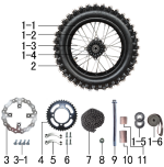 Колесо заднее