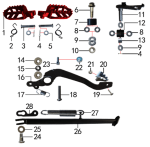 Подставка и подножки