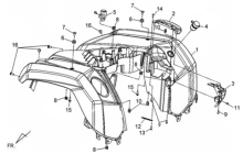 Подбор запчастей Облицовка, перед Кузов/Электрика ATV 600 LE ATV 600 SYM