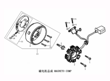Подбор запчастей Генератор ZS161FMJ (CB150D) Двигатели