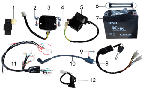 Подбор запчастей Электрика PH12A Z1 (101250040) Z1 BSE