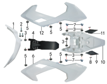 Подбор запчастей Облицовка MXS 125 17/14 (101131000) MXS 125 BSE
